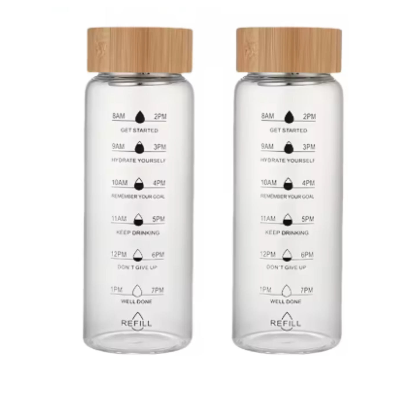 Glasflasche 750 ml – perfekt für unterwegs