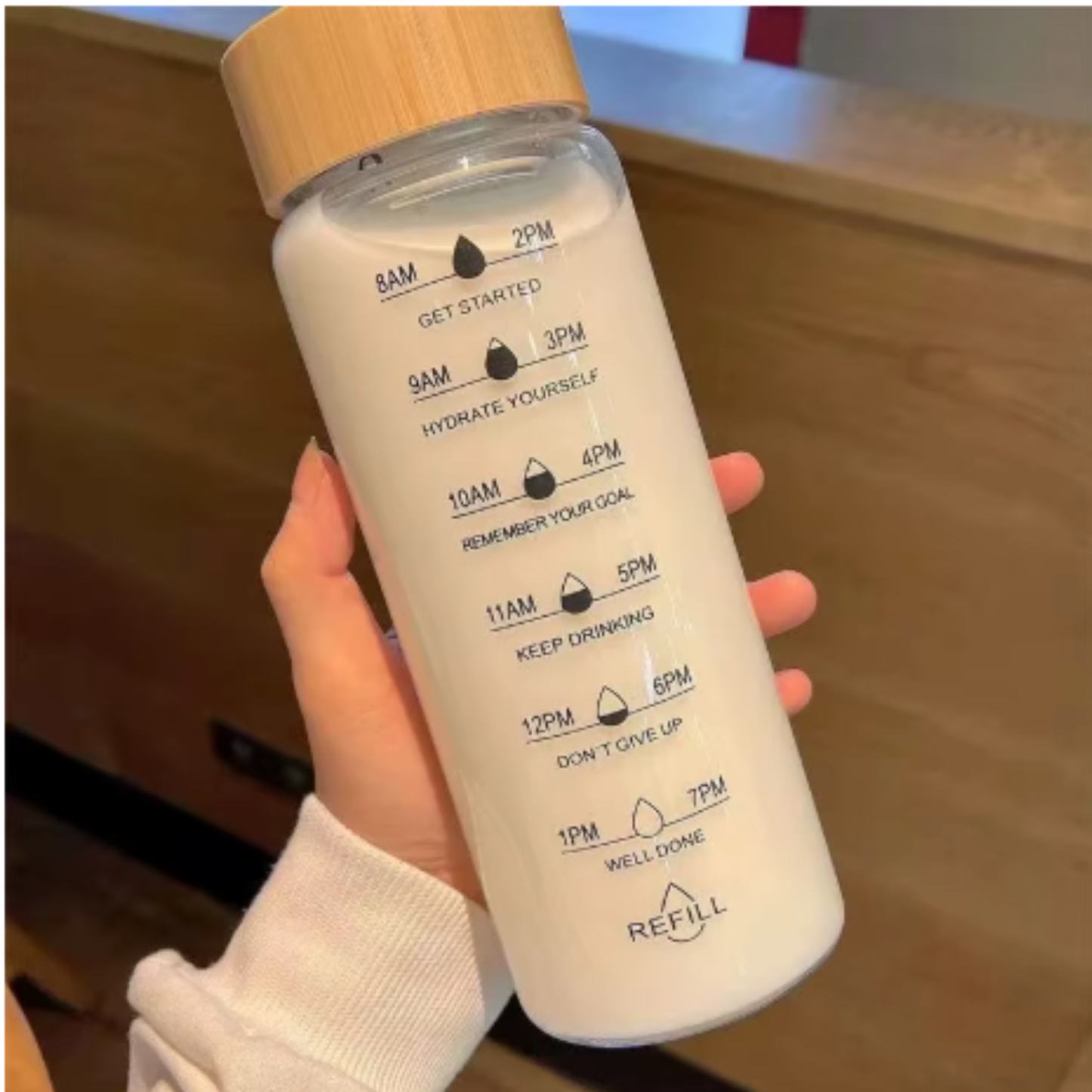 Glasflasche 750 ml – perfekt für unterwegs